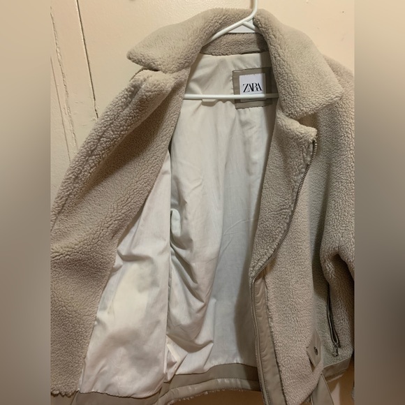 Zara Fleece Zip Up Jacket - Picture 4 of 5